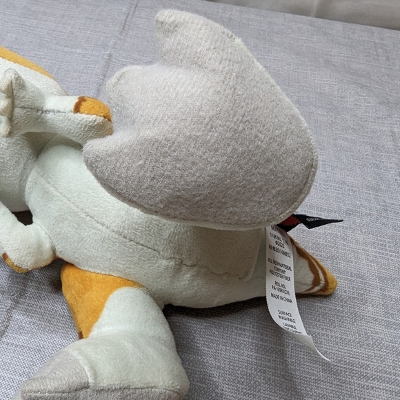 2022 Mattel Jurassic World Plush Stuffed Toy Dinosaur Orange ATROCIRAPTOR - Picture 9 of 13